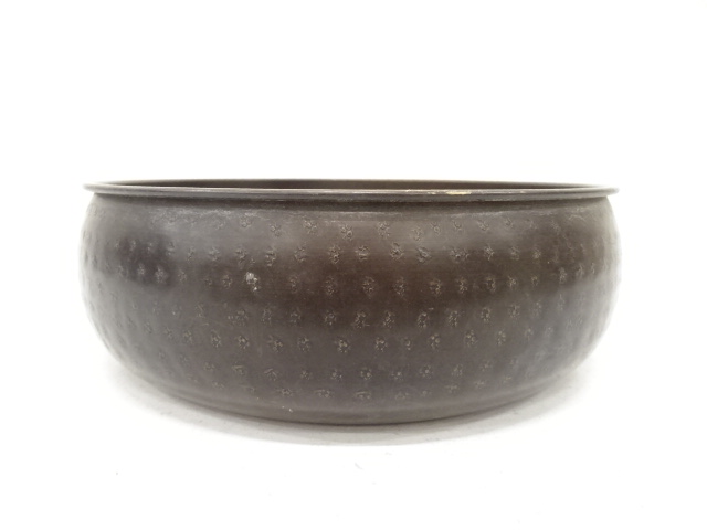  銅器　茶巾たらい